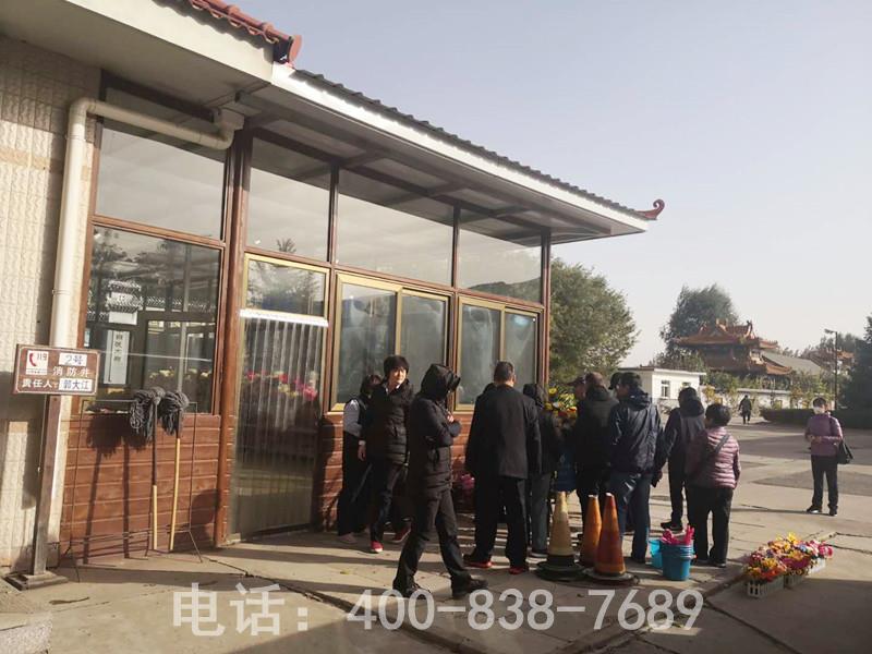 北京潮白陵园圆满完成“冬装节”接待工作